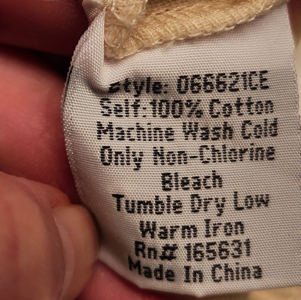 CALME by Johnny Was cropped drawstring pull-on cotton pants size M - Picture 8 of 8